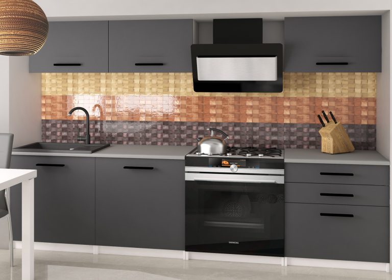 Mobili da cucina 180 cm grigio antracite grafite senza piano di lavoro Produttore TOR LAURENTINO2/3/WT/SR/BB/B1