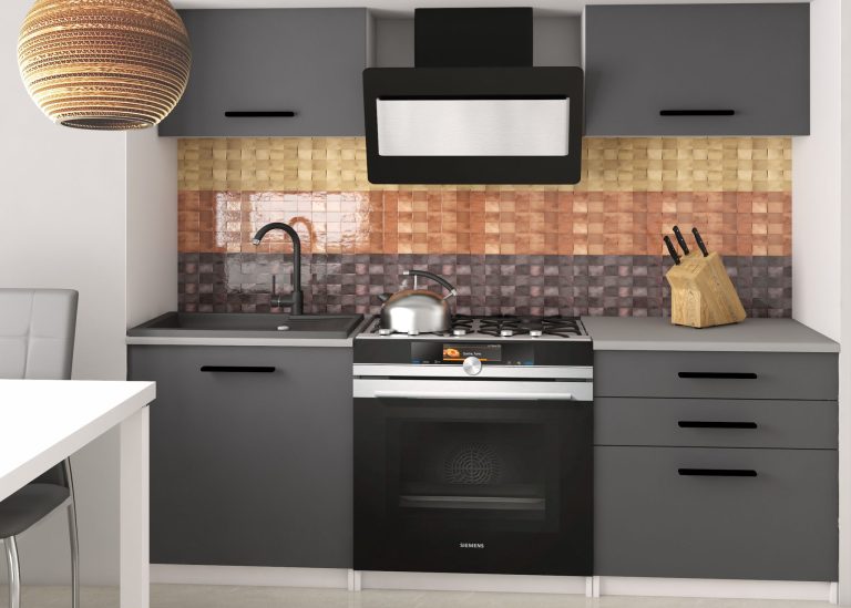 Mobili da cucina 120 cm grigio antracite grafite con piano di lavoro Produttore TOR VULCANO2/3/WT/SR/0/B1