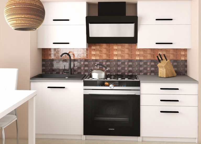 Mobili da cucina 120 cm bianchi opachi con piano di lavoro Produttore TOR ELEGANTA2/2/WT/WT/0/B1