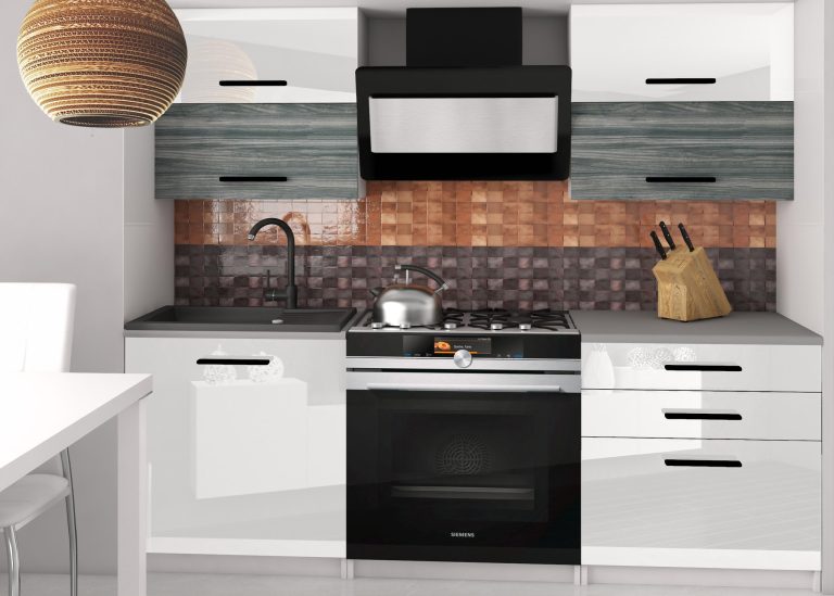Mobili da cucina 120 cm bianchi lucidi grigio antracite grafite senza piano di lavoro Produttore INF ELEGANTA2/2/WT/WGW1W/BB/B1
