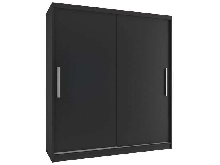 Armadio scorrevole 133 cm nero ebano scuro Produttore SI SZP2/2/B/B/0/AL