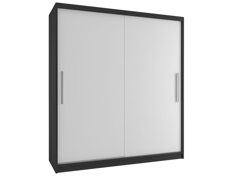 Armadio scorrevole 133 cm bianco opaco Produttore SI SZP2/2/B/W/0/AL