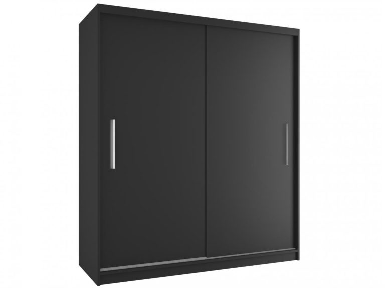 Armadio scorrevole 158 cm nero ebano scuro Produttore SI SZP3/1/B/B/0/AL
