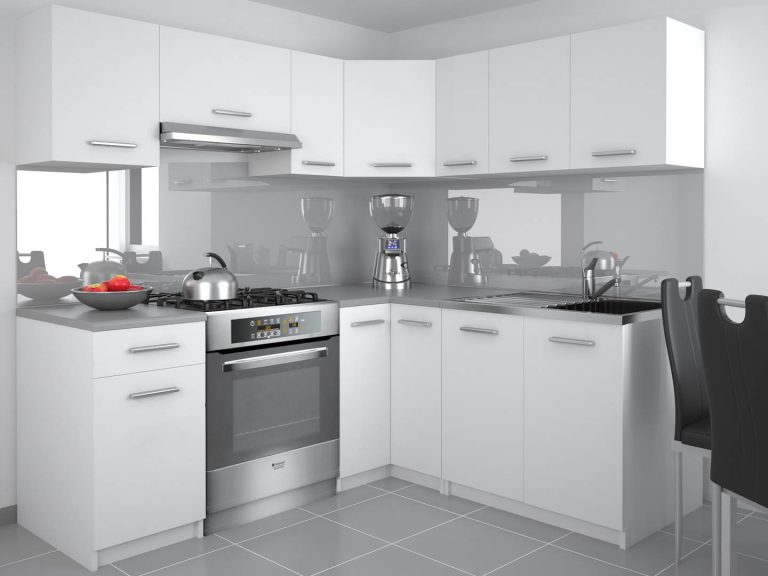 Mobili da cucina 360 cm bianchi opachi senza piano di lavoro Produttore TOR LIDIAUNIQA2/3/WT/WT/BB/B1