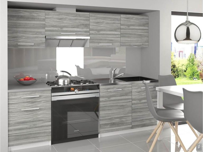 Mobili da cucina 180 cm grigio antracite grafite senza piano di lavoro Produttore TOR SUPERUNIQA2/3/WT/GW1/BB/B1