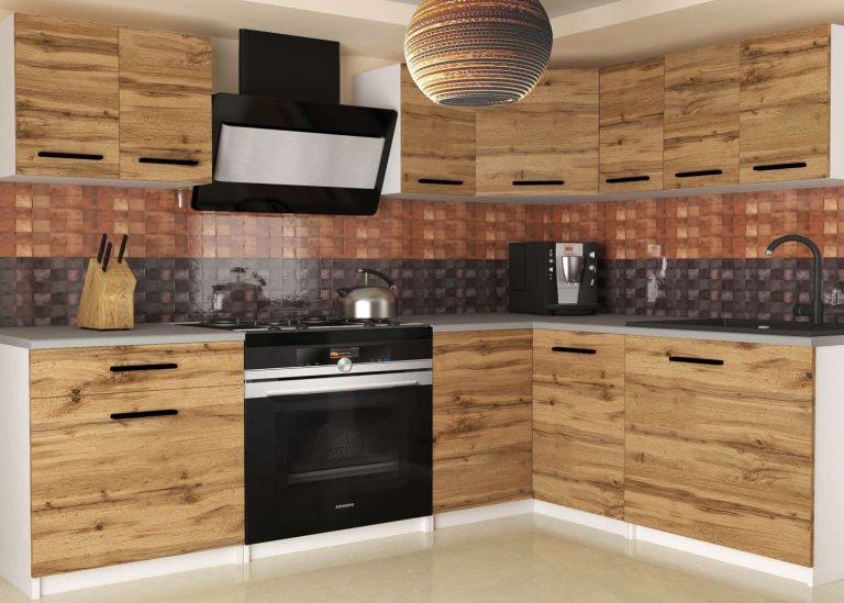 Mobili da cucina 300 cm in rovere Wotan rovere Sonoma senza piano di lavoro Produttore TOR ARMIN2/1/WT/DW/BB/B1