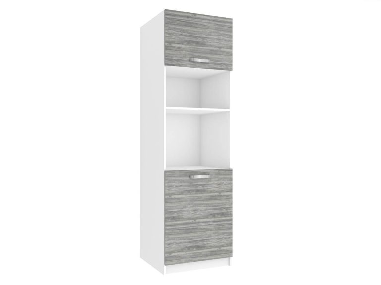 Mobile da cucina alto Belini per forno da incasso 60 cm grigio antracite Glamour Wood Produttore TOR SSP60/1/WT/GW/0/U
