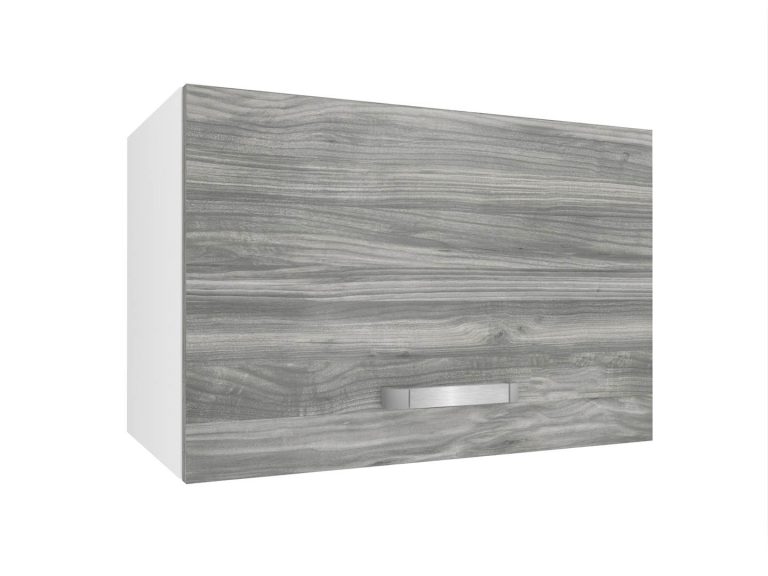 Mobile da cucina Belini sopra cappa 60 cm grigio antracite Glamour Wood Produttore TOR SGP60/2/WT/GW1/0/U
