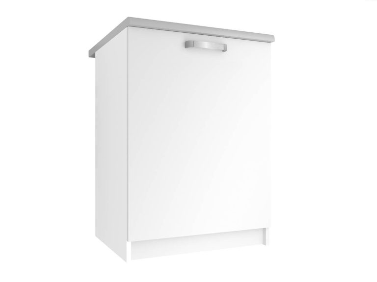 Mobile da cucina Belini inferiore 60 cm bianco opaco senza piano di lavoro Produttore TOR SD60/0/WT/WT/BB/U/