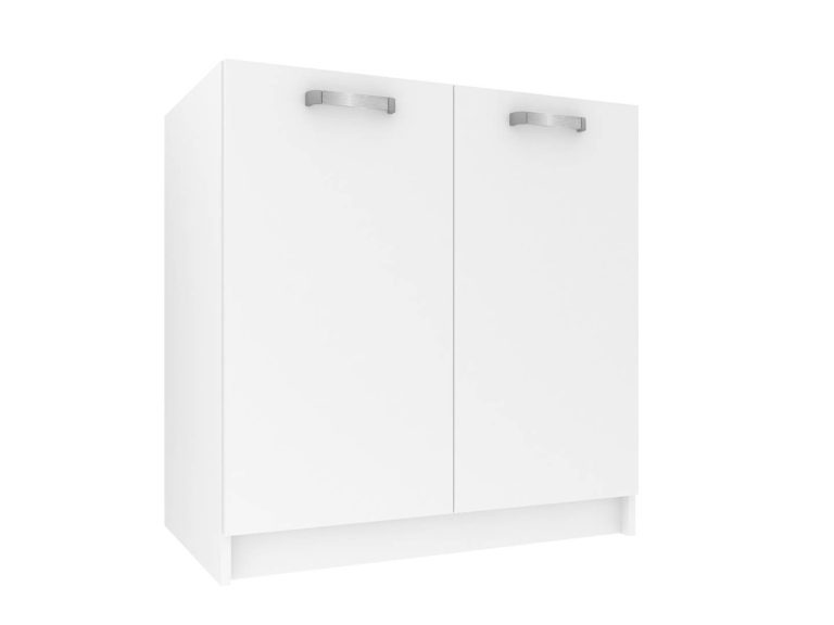 Mobile da cucina Belini con lavello 80 cm bianco opaco senza piano di lavoro Produttore TOR SDZ80/0/WT/WT/0/U
