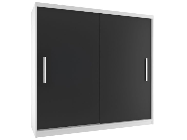 Armadio scorrevole 200 cm nero ebano scuro Produttore SI SZP1/2/W/B/0/AL