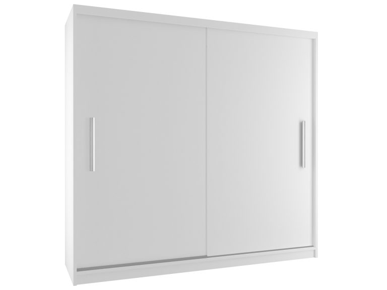 Armadio scorrevole 200 cm bianco opaco Produttore SI SZP1/2/W/W/0/AL