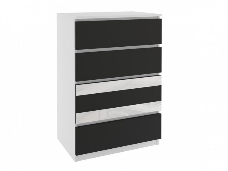 Comò 58 Belini bianco / nero Produttore MH KOM1/1/W/B/W/0