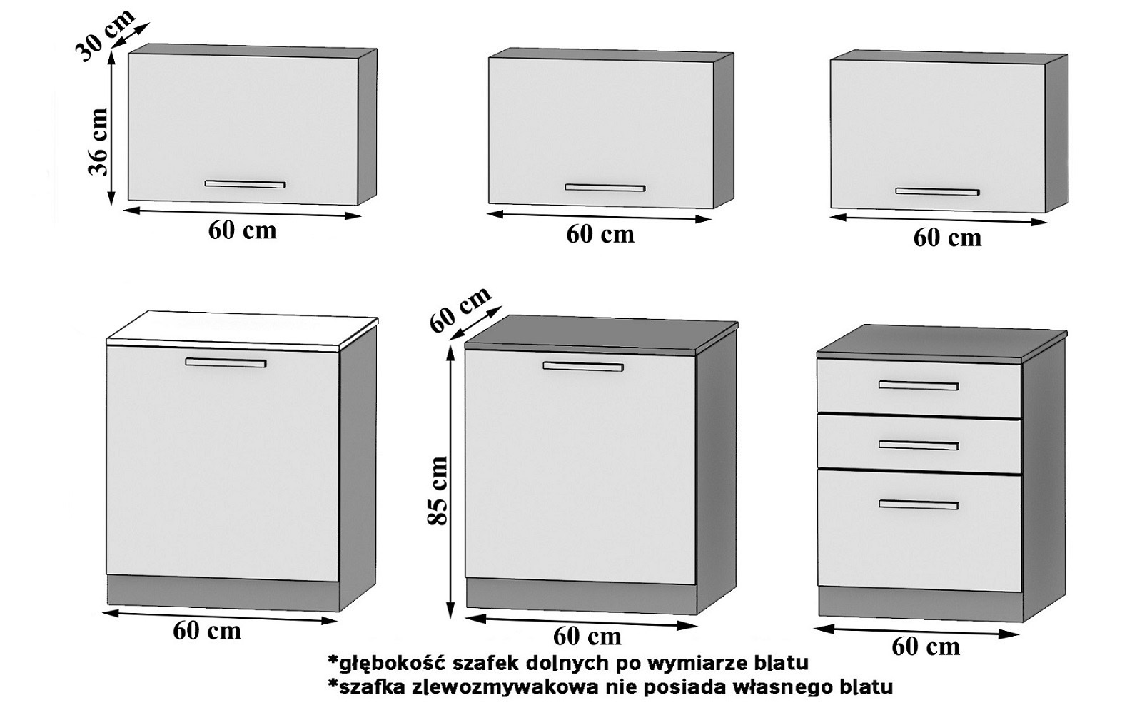 Mobili da cucina 180 cm in rovere Wotan rovere Sonoma con piano di lavoro Produttore TOR LAURENTINO2/3/WT/DW/0/B1