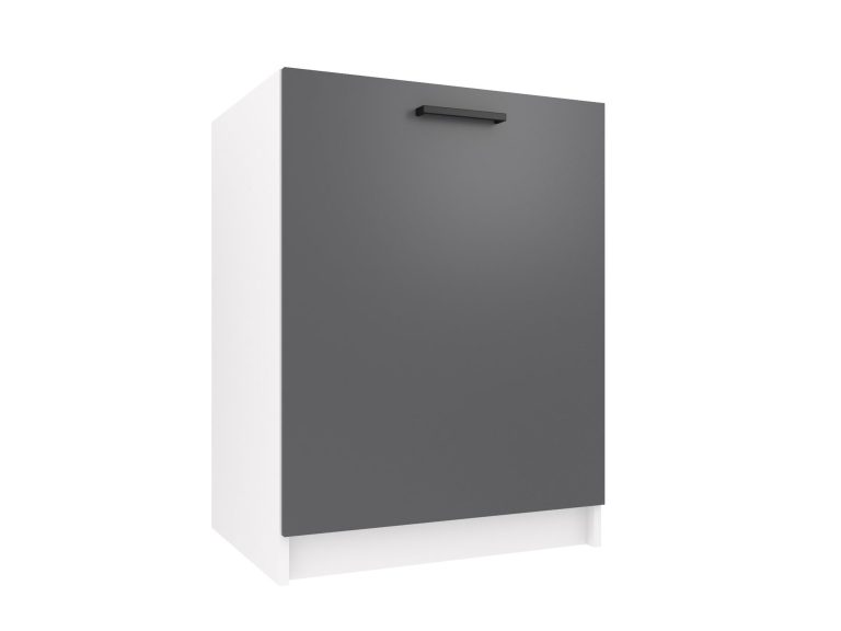 Mobile da cucina Belini con lavello 60 cm grigio opaco senza piano di lavoro Produttore TOR SDZ60/0/WT/SR/0/B1
