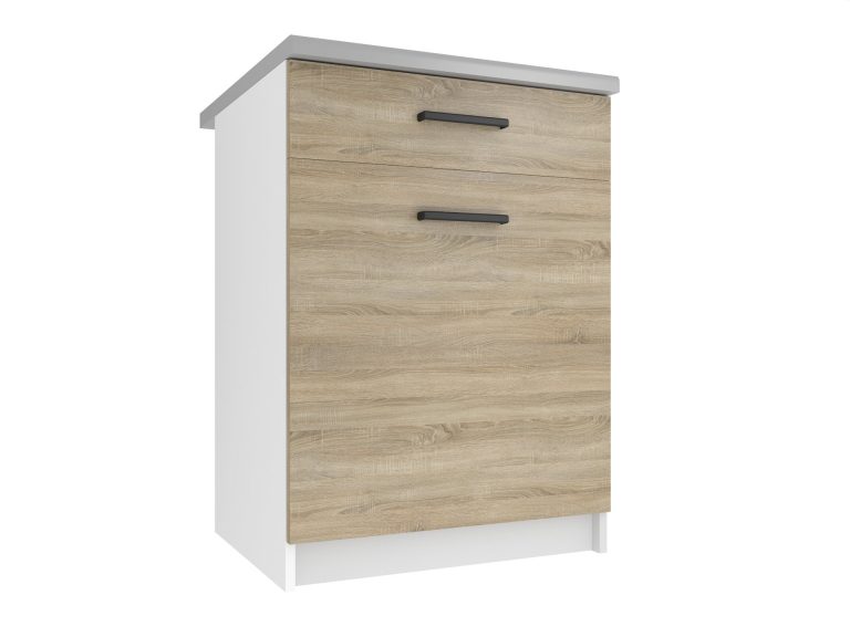Mobile da cucina Belini inferiore con cassetti 60 cm rovere sonoma senza piano di lavoro Produttore TOR SDSZ1-60/0/WT/DS/BB/B1