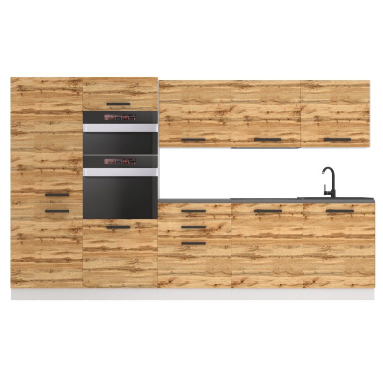 Belini Cucina Premium 300 cm rovere Wotan senza piano di lavoro GRACE Produttore TOR GRACE/0/WT/DW/0/B1