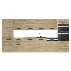 Belini Cucina Premium 360 cm rovere Sonoma con piano di lavoro NAOMI Produttore