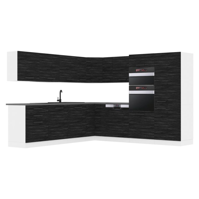 Belini Cucina Premium 540 cm royal ebony senza piano di lavoro JANE Produttore TOR JANE/0/WT/HK/0/B1