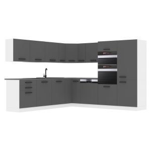 Belini Cucina Premium 540 cm grigio opaco senza piano di lavoro JANE Produttore