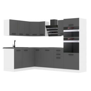 Belini Cucina angolare Premium 420 cm grigio opaco senza piano di lavoro MELANIE Produttore