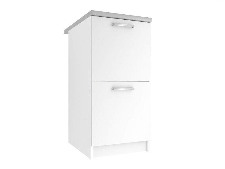 Mobile da cucina Belini inferiore 40 cm bianco opaco senza piano di lavoro Produttore TOR SD2-40/0/WT/WT/BB/E