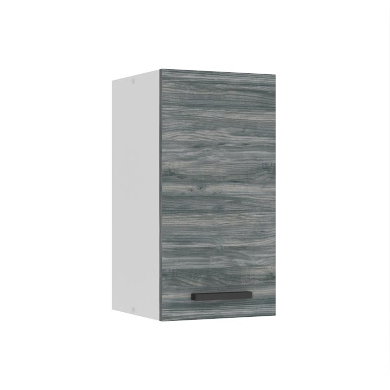 Mobile da cucina Belini Premium Versione completa superiore 30 cm Grigio Antracite Glamour Wood Produttore TOR SG30/0/WT/GW/0/B1/PP