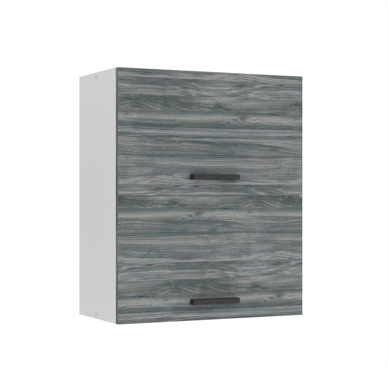 Belini Mobile da cucina Premium Versione completa superiore 60 cm Grigio Antracite Glamour Wood Produttore TOR SGP2-60/0/WT/GW/0/B1/PP