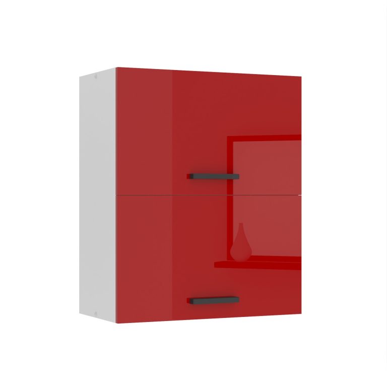  Belini Mobile da cucina Premium Versione completa superiore 60 cm rosso lucido Produttore INF SGP2-60/0/WT/R/0/B1/PP
