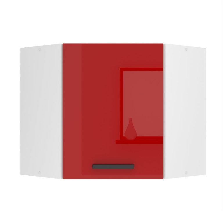 Belini angolare superiore Premium Full Version superiore 60 cm rosso lucido Produttore INF SGN60/0/WT/R/0/B1/PP