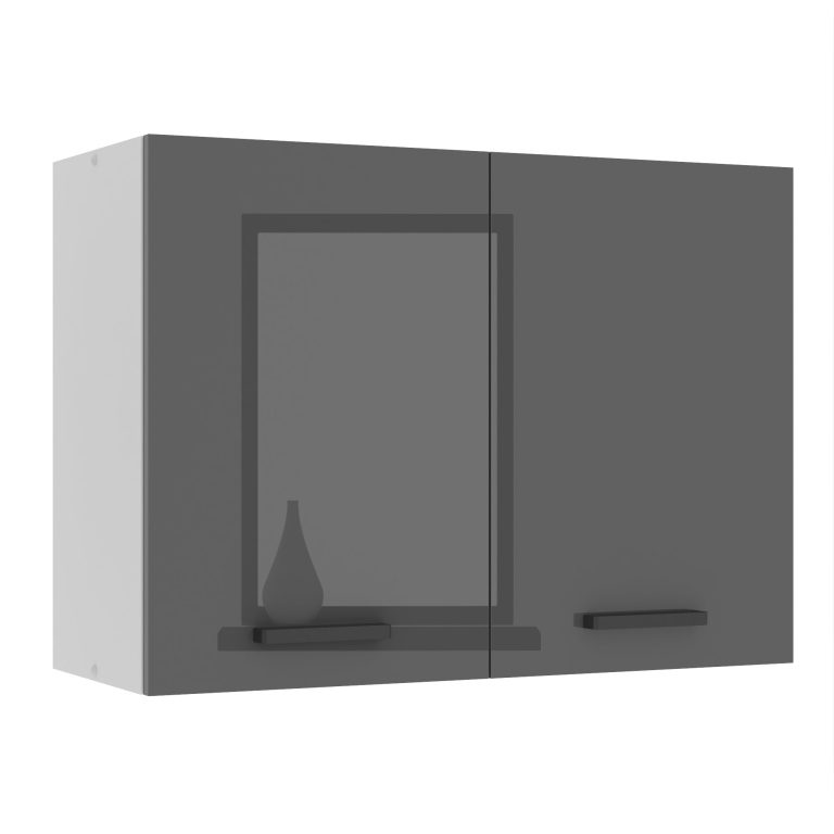 Belini Mobile da cucina Premium Versione completa superiore 80 cm grigio lucido Produttore INF SG80/0/WT/S/0/B1/PP