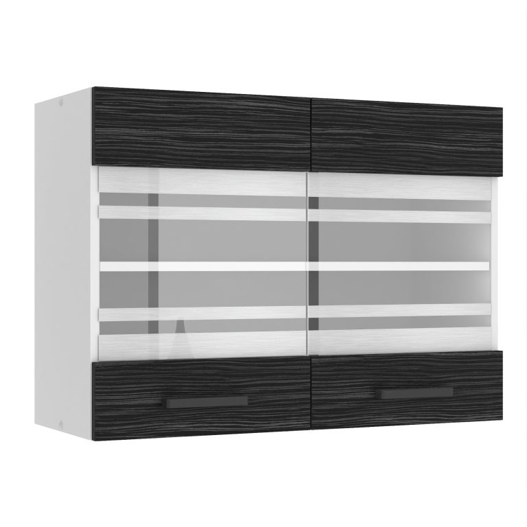Belini mobile cucina Premium Versione completa superiore 80 cm ebano reale Produttore TOR SGW80/0/WT/HK/0/B1/PP