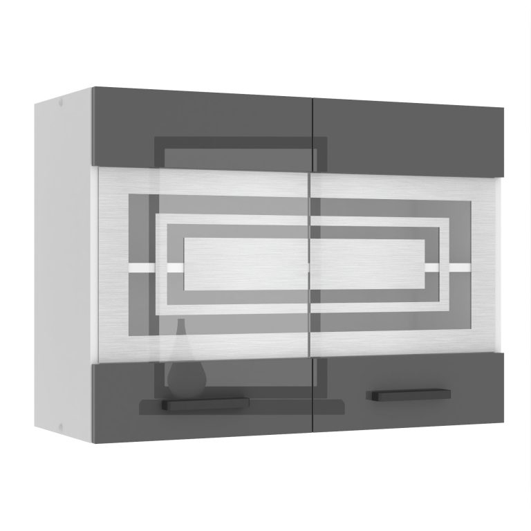 Belini Mobile da cucina Premium Versione completa superiore 80 cm grigio lucido Produttore INF SGW80/0/WT/S/0/B1/PP
