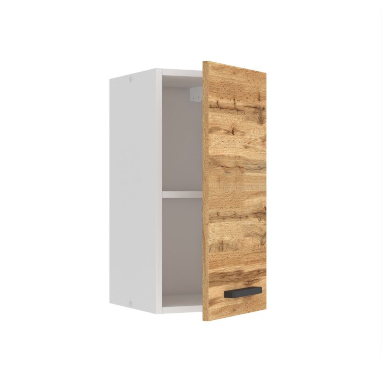 Mobile da cucina Belini Premium Versione completa superiore 30 cm rovere Wotan Produttore TOR SG30/0/WT/DW/0/B1/PP