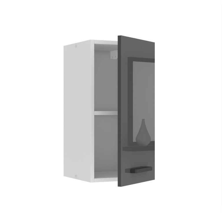 Belini Mobile da cucina Premium Versione completa superiore 30 cm grigio lucido Produttore INF SG30/0/WT/S/0/B1/PP