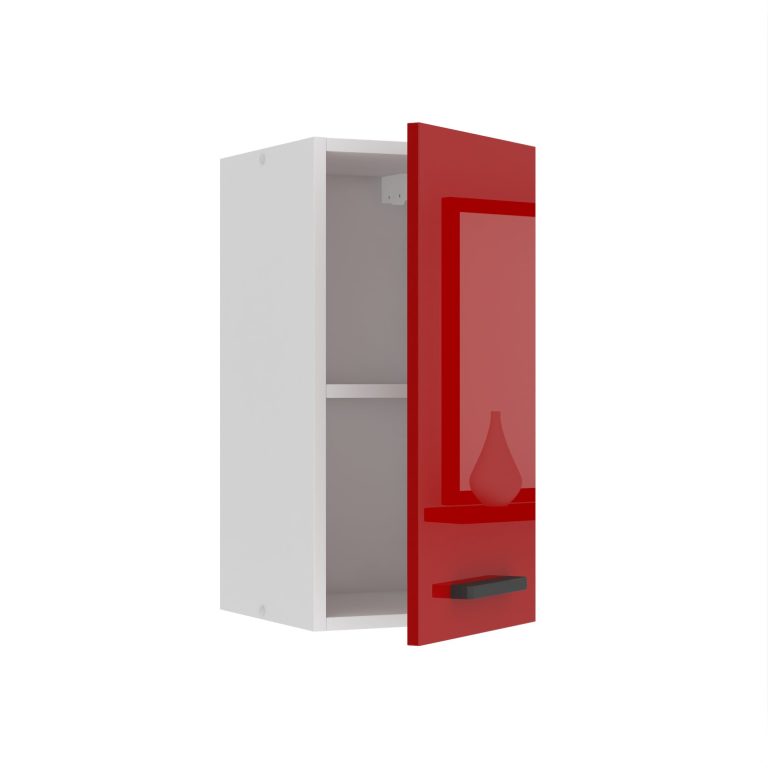 Belini Mobile da cucina Premium Versione completa superiore 30 cm rosso lucido Produttore INF SG30/0/WT/R/0/B1/PP