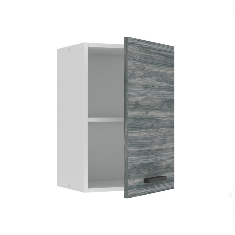 Belini Mobile da cucina Premium Versione completa superiore 40 cm Grigio Antracite Glamour Wood Produttore TOR SG40/0/WT/GW/0/B1/PP