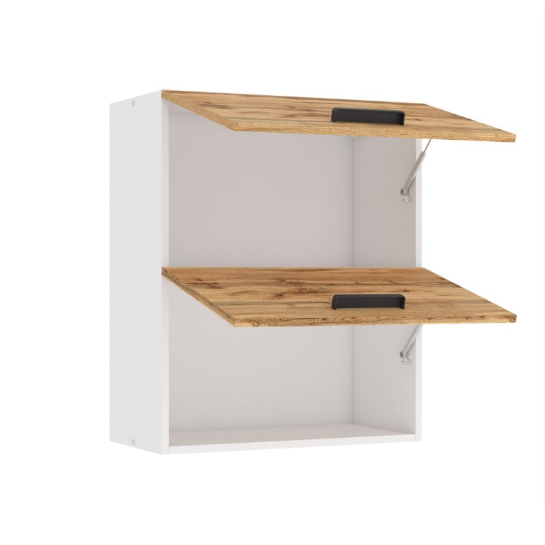 Belini Mobile da cucina Premium Versione completa superiore 60 cm rovere Wotan Produttore TOR SGP2-60/0/WT/DW/0/B1/PP