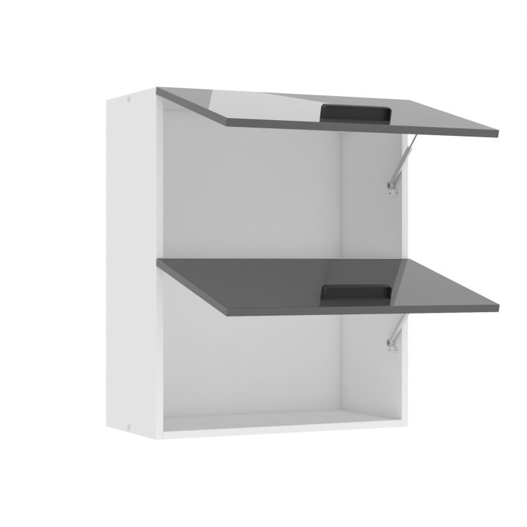 Belini Mobile da cucina Premium Versione completa superiore 60 cm grigio lucido Produttore INF SGP2-60/0/WT/S/0/B1/PP