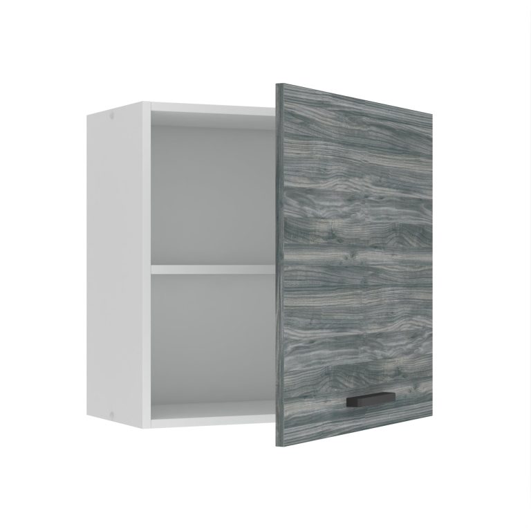 Belini Mobile da cucina Premium Versione completa superiore 60 cm Grigio Antracite Glamour Wood Produttore TOR SG60/0/WT/GW/0/B1/PP