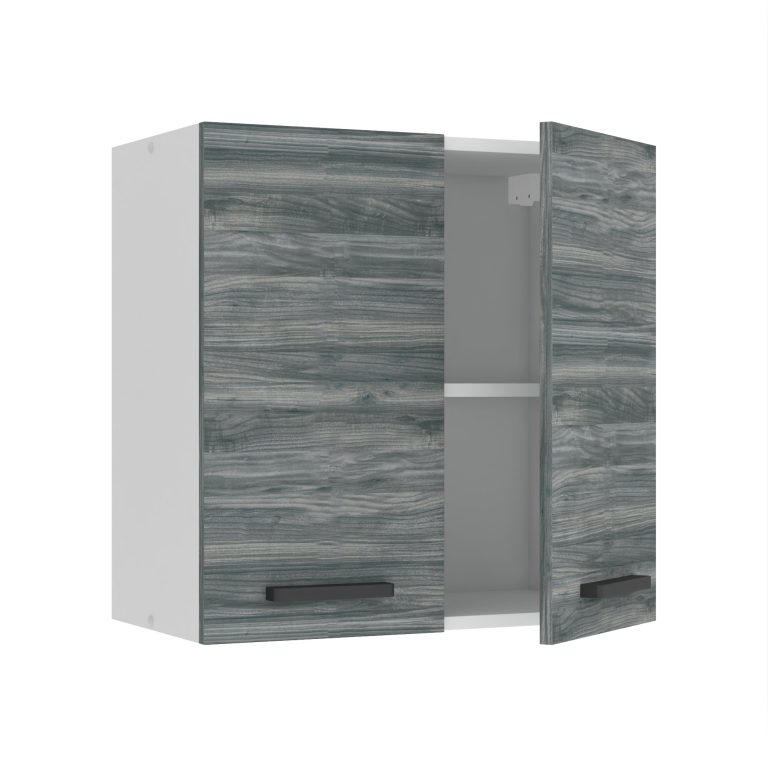 Belini Mobile da cucina Premium Versione completa superiore 60 cm Grigio Antracite Glamour Wood Produttore TOR SG2-60/0/WT/GW/0/B1/PP
