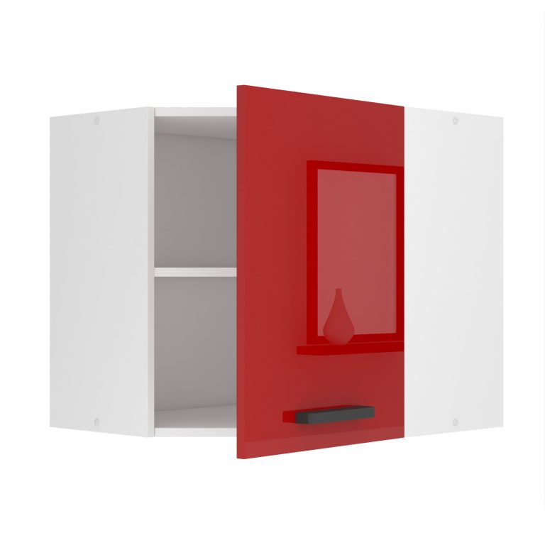 Belini angolare superiore Premium Full Version superiore 60 cm rosso lucido Produttore INF SGN60/0/WT/R/0/B1/PP
