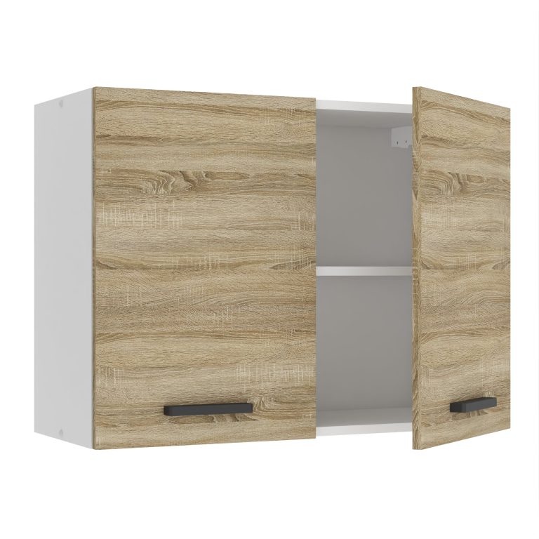 Belini Mobile da cucina Premium Versione completa superiore 80 cm rovere Sonoma Produttore TOR SG80/0/WT/DS/0/B1/PP