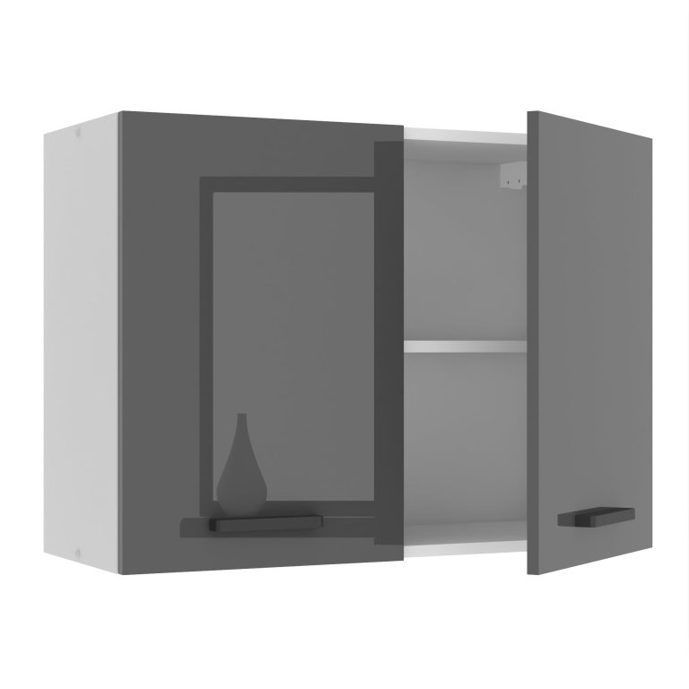 Belini Mobile da cucina Premium Versione completa superiore 80 cm grigio lucido Produttore INF SG80/0/WT/S/0/B1/PP