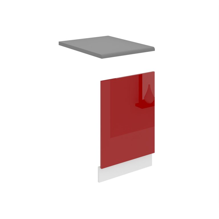 Belini pannello frontale parzialmente integrato per lavastoviglie Premium Versione completa 45 cm rosso lucido con piano di lavoro Produttore INF PO45/0/WT/R/B/B1/PP






