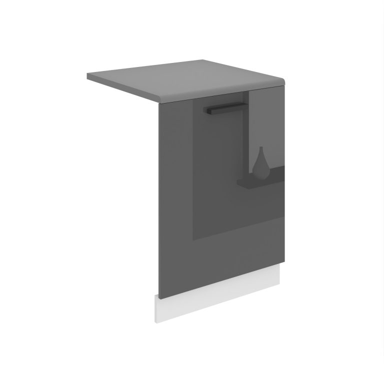 Belini pannello frontale inferiore Premium Versione completa 60 cm grigio lucido con piano di lavoro Produttore INF PZ60/0/WT/S/B/B1/PP






