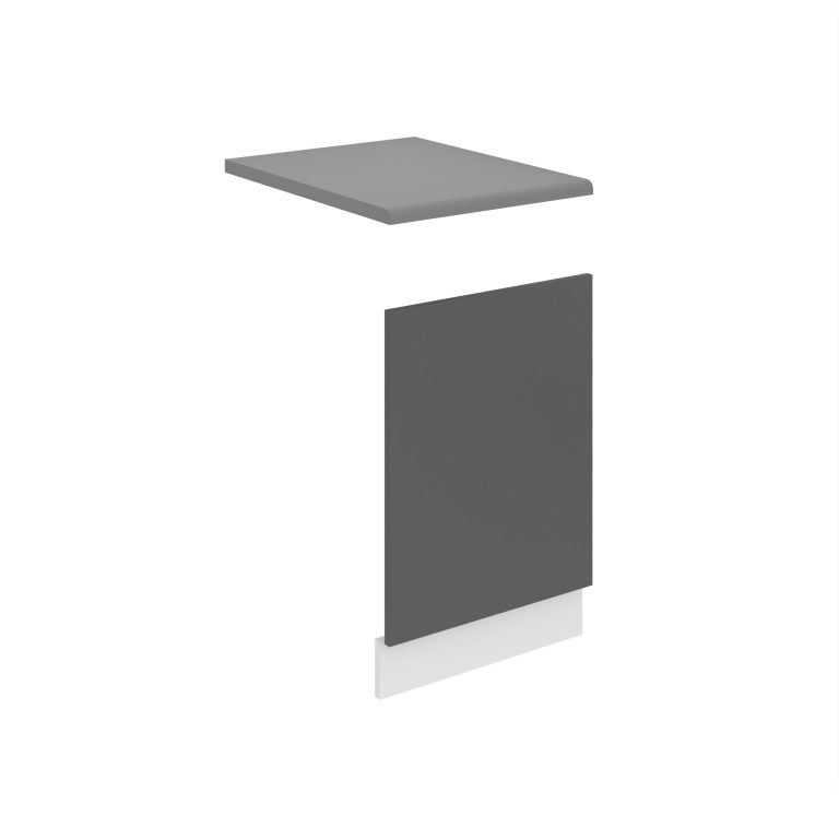 Belini pannello frontale parzialmente integrato per lavastoviglie Premium Versione completa 45 cm grigio opaco con piano di lavoro Produttore TOR PO45/0/WT/SR/B/B1/PP






