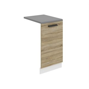 Belini pannello frontale inferiore Belini bianco opaco Premium Versione completa 45 cm rovere Sonoma con piano di lavoro Produttore






