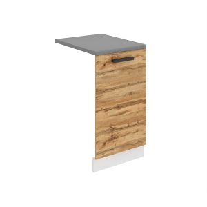 Belini pannello frontale inferiore Belini bianco opaco Premium Versione completa 45 cm quercia Wotan con piano di lavoro Produttore






