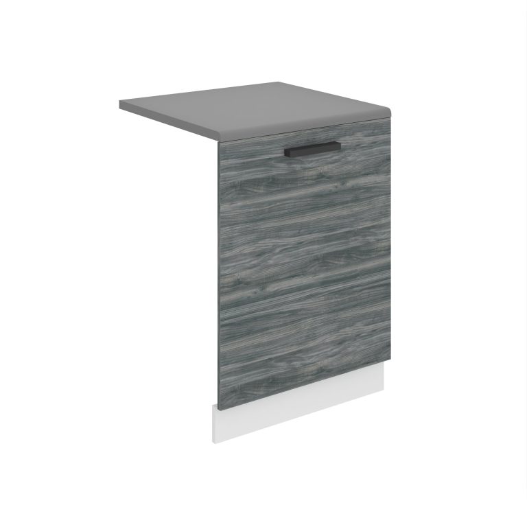 Belini pannello frontale inferiore bianco opaco Premium Versione completa 60 cm grigio antracite Glamour Wood con piano di lavoro Produttore TOR PZ60/0/WT/GW/B/B1/PP






